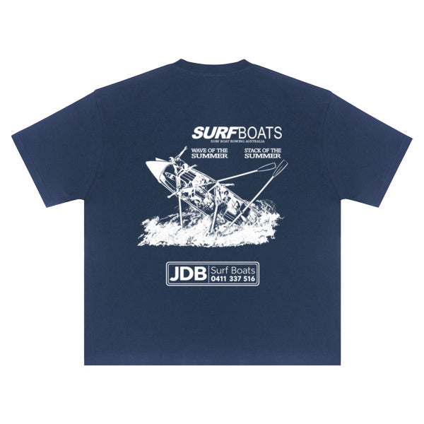 Petrol Blue Hemp Tee