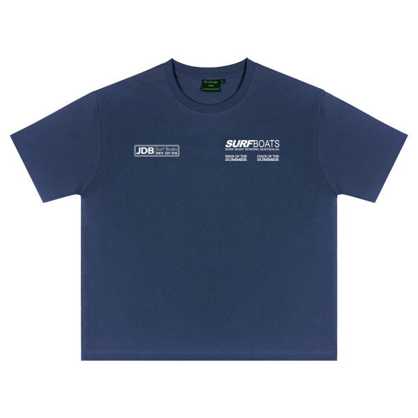 Petrol Blue Hemp Tee